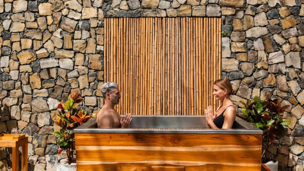 Cold plunge pool at Andaz Peninsula Papagayo